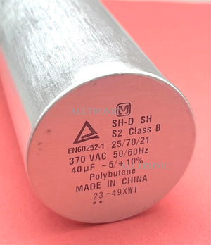 Air conditioner /  Aircon / AC Capacitor 370VAC 40µF / 40uF -Ø44 H10/110mm for Ac Unit