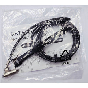 Dataflex  Nano Key Lock Notebook Security Cable Lock DF73655CKB ( Pack of 10pcs cable Lock (without individual unique keys) + 1 Master Key)