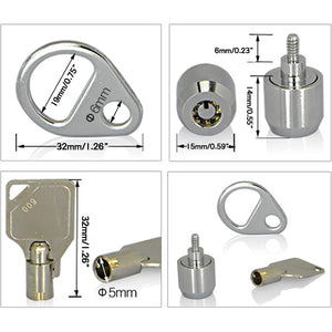 CPU Security Lock for Desktop Computer Chassis Anti Thief Security Locks