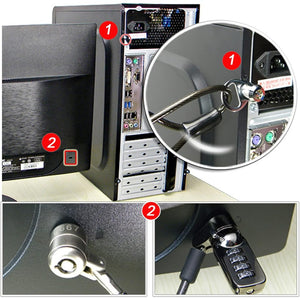 CPU Security Lock for Desktop Computer Chassis Anti Thief Security Locks