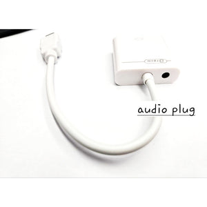 Dtech HDMI to VGA + Audio Converter / HDMI to VGA Adapter DT-6404 with Audio Port