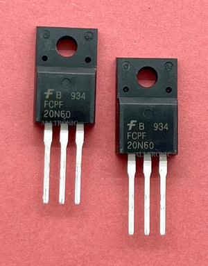 Power Transistor N-Channel Mosfet FCPF 20N60 TO220F Fairchild