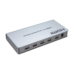HDMI 4x1 Quad Multi-Viewer Screen Segmentation with seamless switch