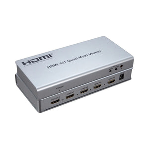 HDMI 4x1 Quad Multi-Viewer Screen Segmentation with seamless switch