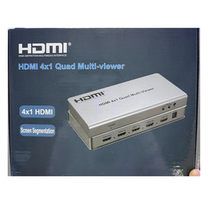 HDMI 4x1 Quad Multi-Viewer Screen Segmentation with seamless switch
