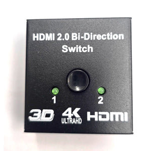 HDTV HDMI Bi-Directional Switch / HDTV to HDTV + Audio 3D 4K