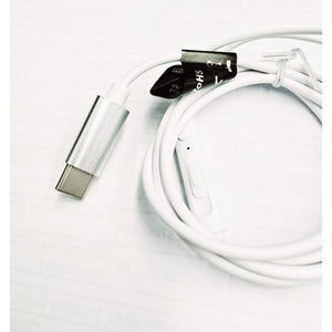 HP DHE-7000C USB C Headset with Mic / Type C Headset with microphone DHE 7000C White