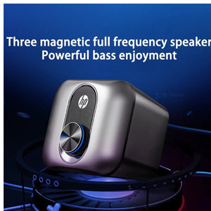 HP DHS-2111S 2.1 Speaker with Mini Sub  Woofer / USB Power and 3.5MM Connector