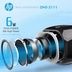 HP DHS-2111 USB Powered Speaker for Computer Laptop/Multimedia Stereo 3.5mm Stereo Jack connection 2x3W Portable Speaker