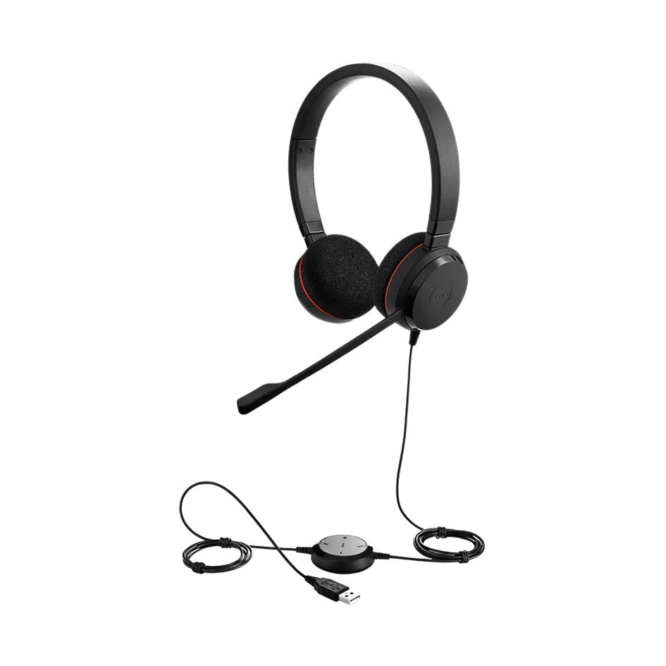 Jabra Evolve 20SE MS / UC Stereo Wired Over the Head Headset /Evolve 20 SE MS 4999-823-309 / Evolve 20 SE UC 4999-829-409