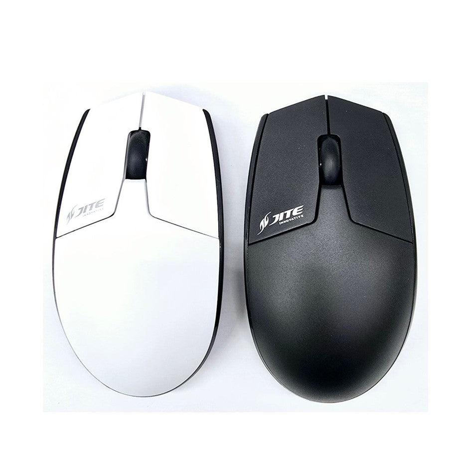 2.4GHZ Wireless Mouse Jite JT-27 Black and White