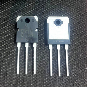 High Power Amplifier Transistor KTD718 / D718 TO3P KEC