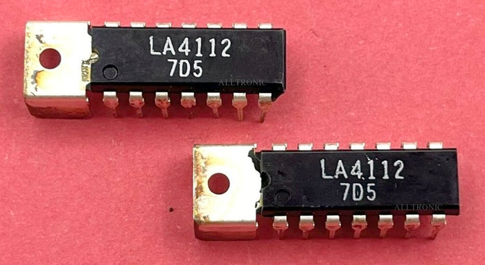Genuine Audio Power Amplifier IC LA4112 Dip14 Sanyo - Audio Radio Cassette