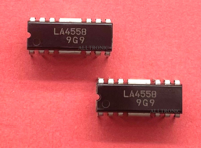 Audio 2 Channel AF Power Amplifier IC LA4558 Dip12 Sanyo