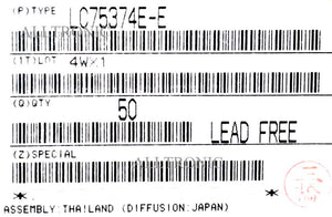 Genuine Car Audio Electronic Volume Control IC LC75374 / LC75374E QFP44 Sanyo