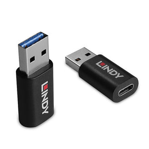 Lindy USB 2.0 Type A To C Data Blocker ( USB Type A Male to Type C Female) # 71264
