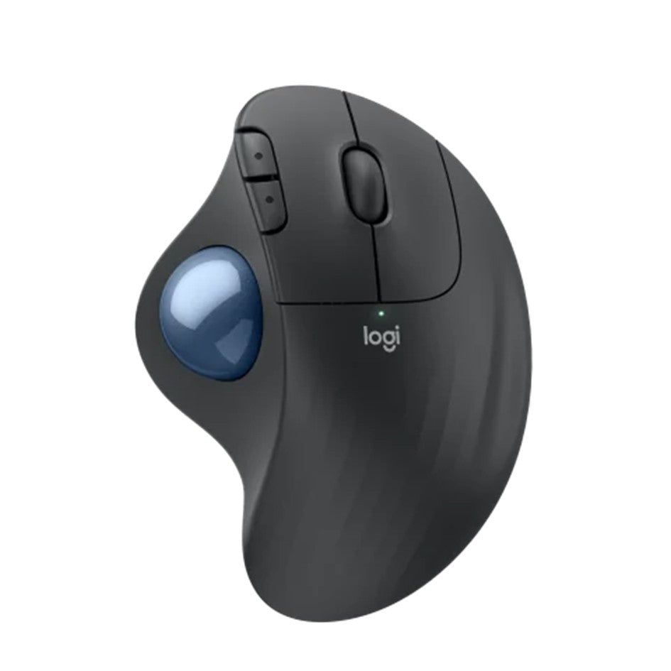 Logitech Ergo M575S  Wireless Trackball Mouse For Business Graphite + Blue Ball: 910-007031 ( need to indent 1-2 working days)