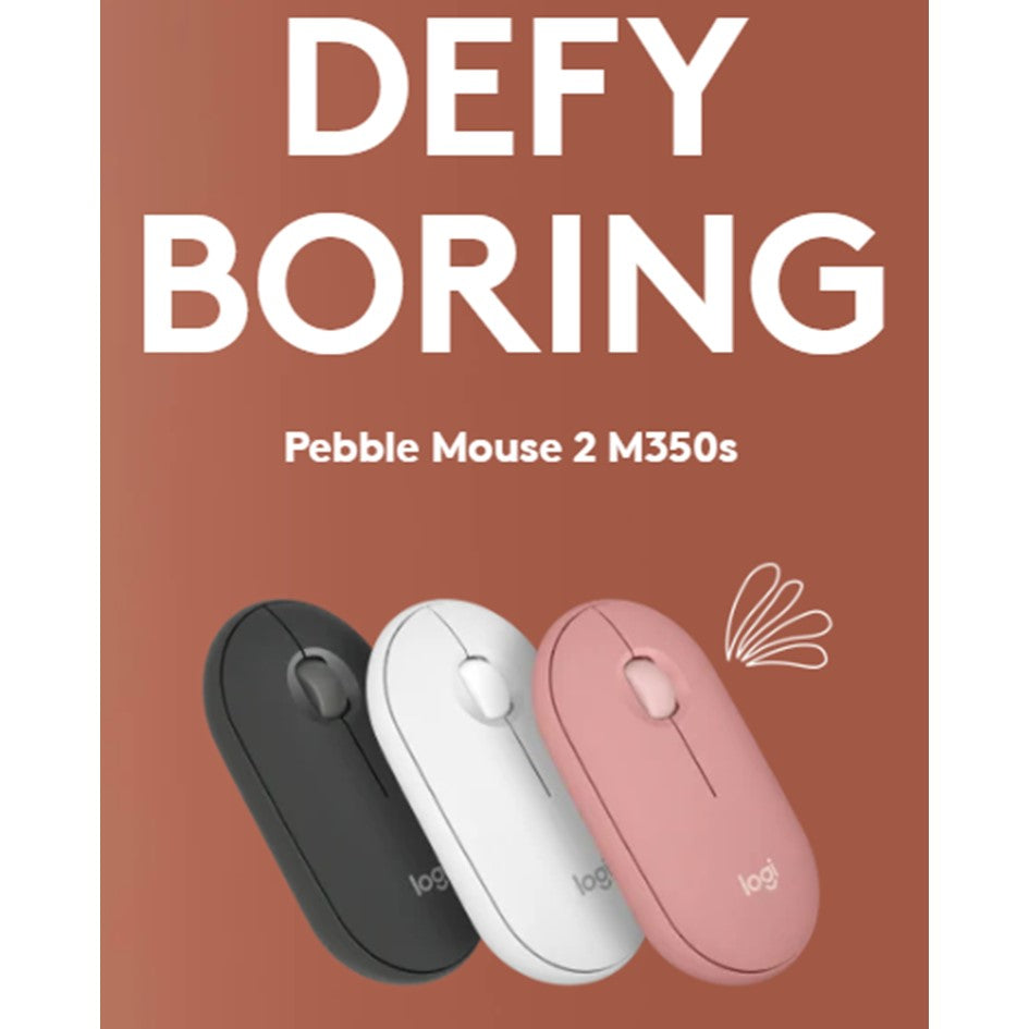 Logitech Pebble Mouse 2 M350s Slim Compact Bluetooth Mouse – Alltronic ...