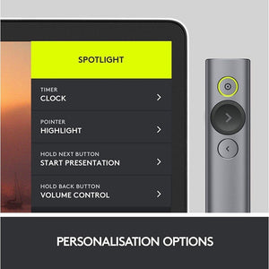 Logitech Spotlight Wireless and Bluetooth Presentation Remote