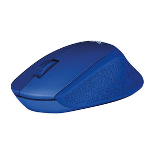 Logitech M331 Wireless Silent Mouse Black / Blue/ Red [ GET FREE Mouse PAd ]