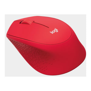 Logitech M331 Wireless Silent Mouse Black / Blue/ Red [ GET FREE Mouse PAd ]