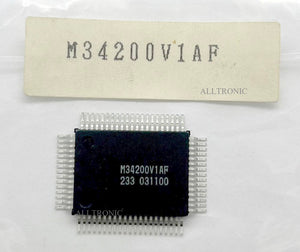 Audio Video Microporcessor IC M34200V1AF QFP72 Mitsubishi