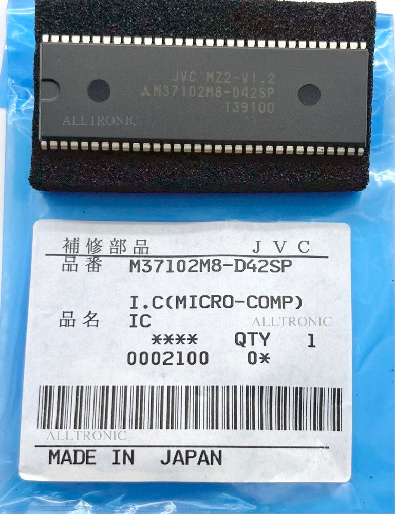 Genuine Audio Video / CRT TV Controller IC M37102M8-D42SP Dip64 Mit / JVC