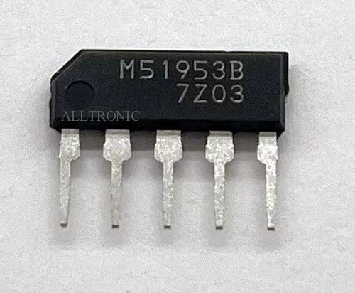 Circuit Intégré Mitsubishi M-51953BL - Boîtier SIP-5 - Neuf