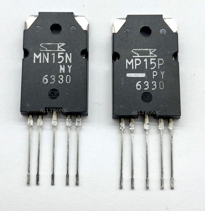 Genuine Audio Power Amplifier Transistor  MN15N / MP15P - Y Rank / Pair by Sanken