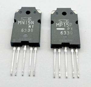 Genuine Audio Power Amplifier Transistor  MN15N / MP15P - Y Rank / Pair by Sanken