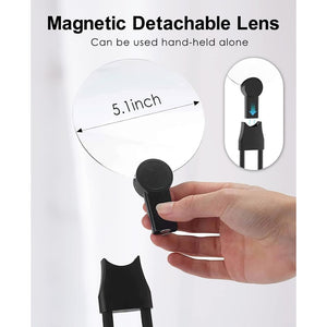 Hands Free Magnifying Glass For Neck Wear/ 3X Magnification Magnifier for Reading  Sewing Cross Stitch Repair Inspection