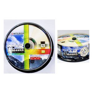 DVD+R Mitsubishi 25PCS CDTR47CBU25T16