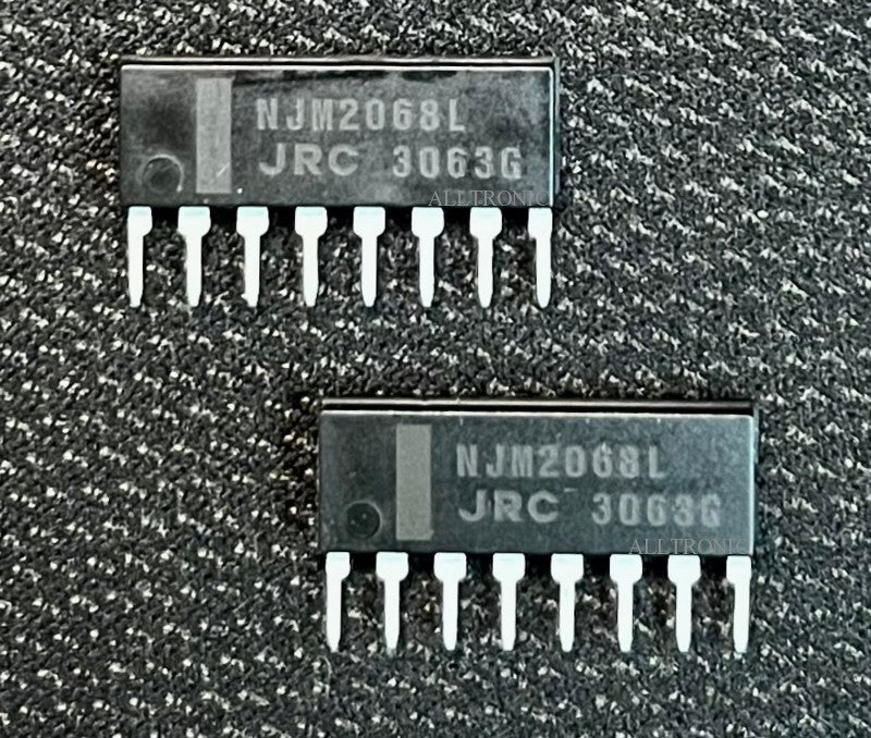 Audio Dual Operational Amplifier IC NJM2068L SIP8 JRC