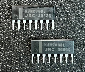 Audio Dual Operational Amplifier IC NJM2068L SIP8 JRC