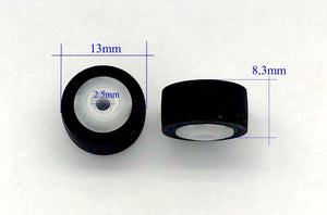 Audio Cassette Pinch Roller 13x8.3x2.5mm / Pinch Roller 2.5x8.3x13 for Sony