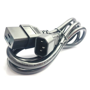 C14 TO C19 1.8Meter Power Cable / C19 to C14 1.8M / 6ft Power cord C14 C19 Computer Power Cord, Heavy Gauge for PDU
