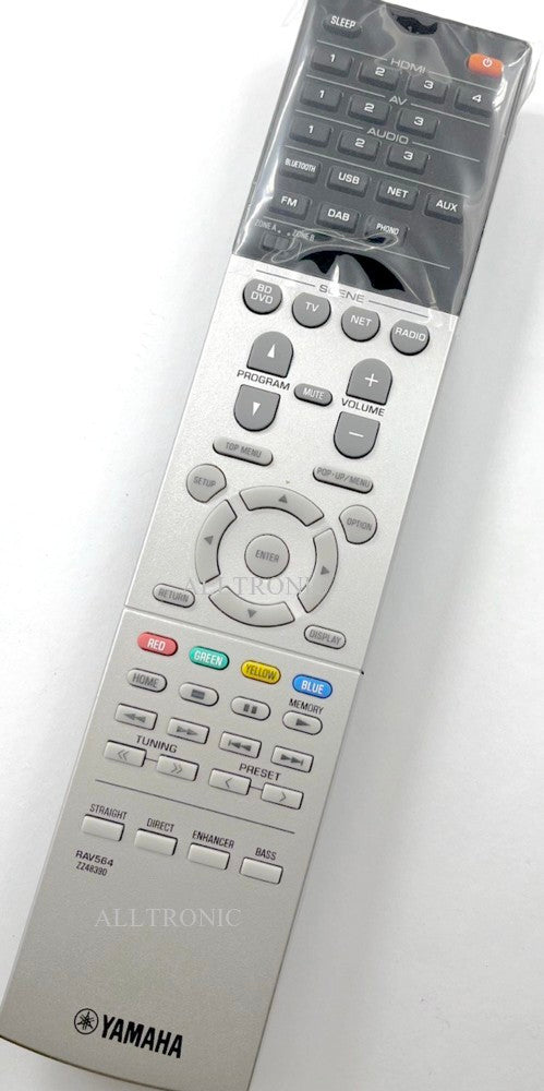 Genuine AV Receiver Remote Control RAV564 / ZZ48390 for Yamaha AV Syst ...