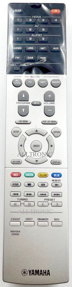 Genuine AV Receiver Remote Control RAV564 / ZZ48390  for Yamaha AV System