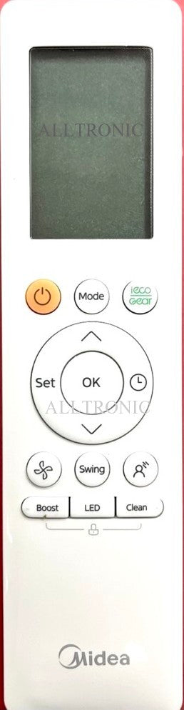 Genuine Aircon Remote Control RG10R (2S) / BGEFU1 for Midea A/c Unit