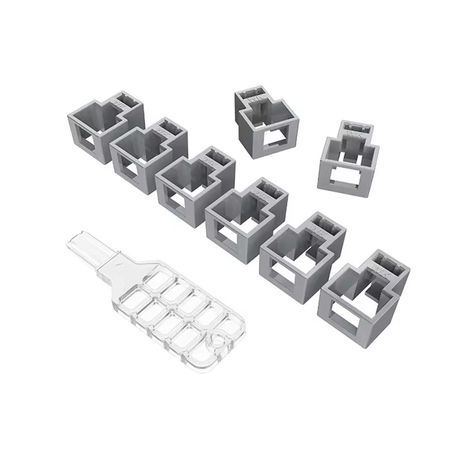 10pcs RJ45 Patch Cord Cable Lock with 1pc Key / RJ45 Locking Clips / E ...