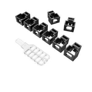 10pcs RJ45 Patch Cord Cable Lock with 1pc Key / RJ45 Locking Clips / Ethernet Cable Lock / RJ45 connector Locks /RJ45 Cable Lock