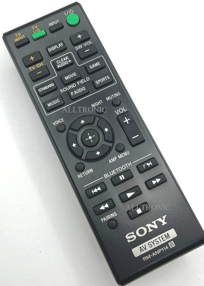 Genuine AV / Home Theatre Remote Control RM-ANP114 / RMANP114 Sony