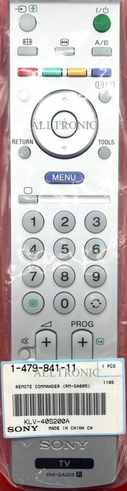 Genuine LCD TV Remote Control RM-GA005 / RMGA05 for Sony KLV40S200A