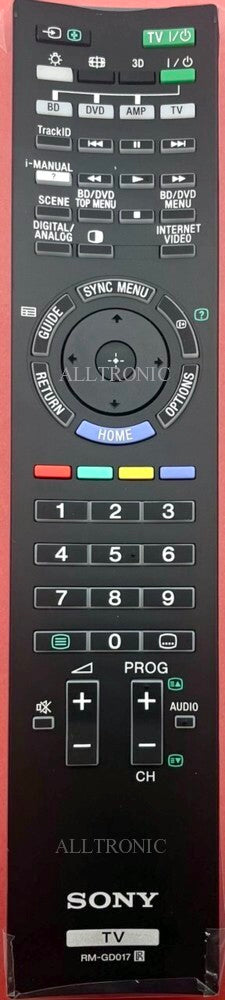 Genuine LCD/LED TV Remote Control RM-GD017 / RMGD017 148946511 for Sony KDL65HX925