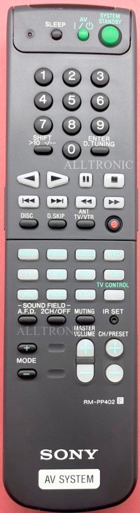 Genuine AV System Remote Control RM-PP402 / RMPP402 for Sony STRDE435(Copy)