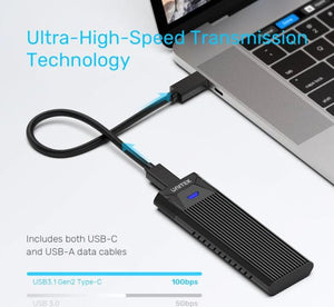 Unitek S1203A USB3.1 Gen2 To M.2 SSD (PCIe/NVMe) Enclosure