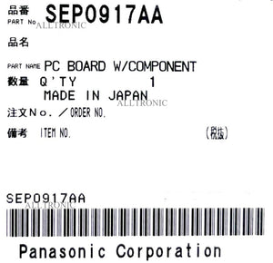 Genuine Camcorder MCB Assy AV Jack PCB SEP0917AA for Panasonic HD Cam