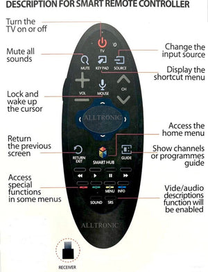 LCD/LED Replace,ment Smart TV Remote Control SR-7557 to replace LG BN94-07557A