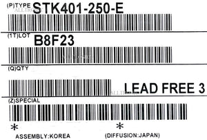 Genuine Audio Power Amplifier IC STK401-250 = STK401-250-E Pb Free Sanyo