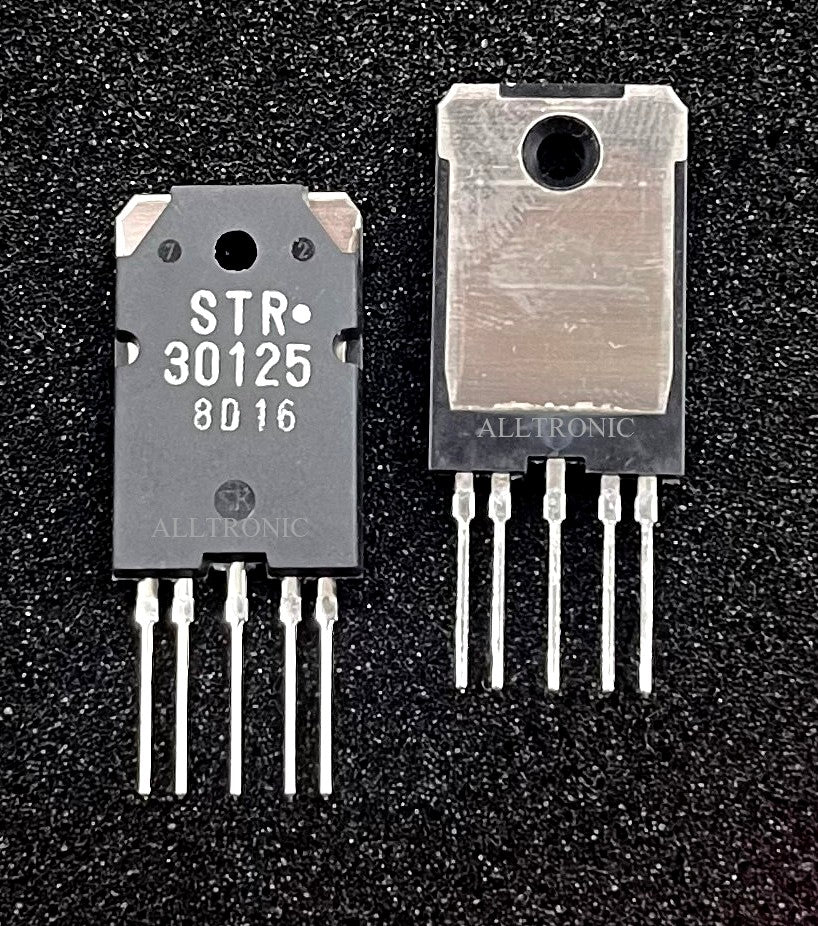 Genuine TV Power Regulator IC STR30125 / STR-30125 SIP5 - Straight Lead Sanken